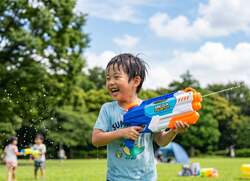 水遊びも思いのままに
