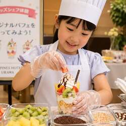 パフェ＆出来立てパンケーキオリジナルトッピングコーナー