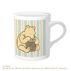 ＜クラシック プーシリーズ＞マグ　ストライプ プーさん1,980円【展覧会限定】