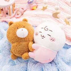 磁石でぴたっと！くまとなかよしなちいかわぬいぐるみ