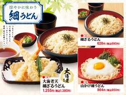 涼やかに味わう 細うどん