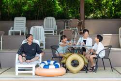 「びしょ濡れアトラクション＆プール＆花火4千発！鈴鹿サーキットで夏限定イベント開催」の写真