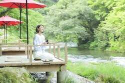 「鶴仙渓」川床 イメージ