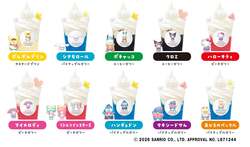 SANRIO FES milkyサンデー（各600円）
