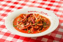 濃厚トマトの旨辛ボンゴレ