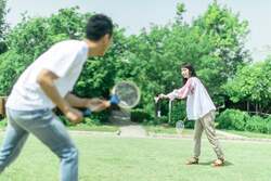 「流しそうめんやスイカ割り、焚火に温泉も！兵庫・宍粟市の森のグランピングで夏を満喫」の写真