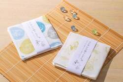 鳥獣戯画コラボ「オリジナルかや織りふきん」（2枚セット）