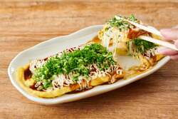 葱まみれチー平焼き