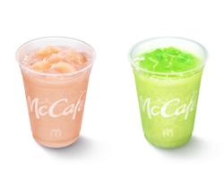 マクドナルド「もものスムージー」「マスカットスムージー」