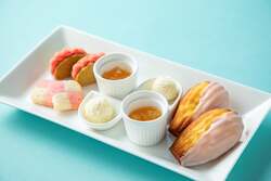 焼き菓子3種とコンフィチュール