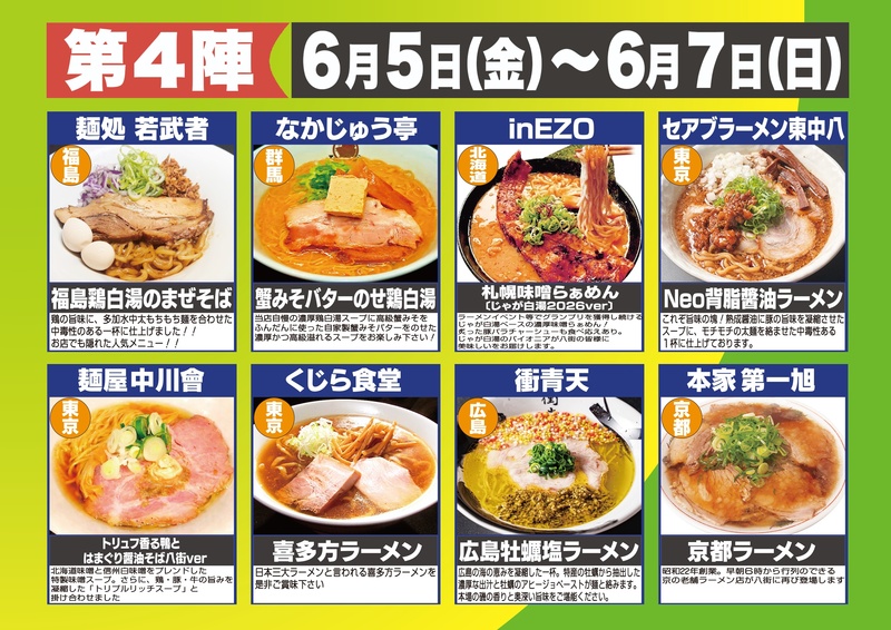 第4弾ラインナップ