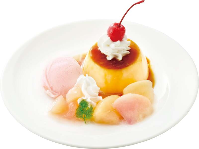 夏のプリンプレート 768円