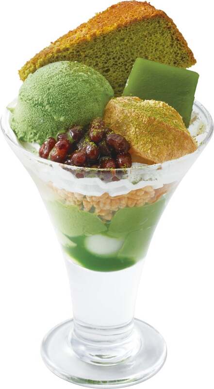 宇治抹茶のパフェ 988円