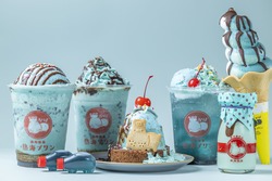熱海プリンカフェ2ndのチョコミントスイーツ