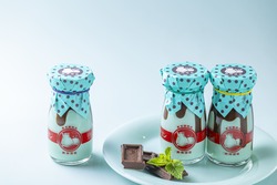 熱海プリン「チョコミントプリン」