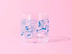 オリジナル日本製グラス（口径約8cm / 高さ約8cm）
