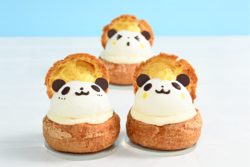 椿屋珈琲・ダッキーダック「瀬戸内レモンのパンダシュークリーム」