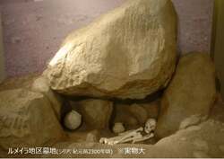 ルメイラ地区墓地（シリア、紀元前2300年頃）実物大模型