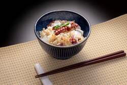 蛸と玉ねぎご飯