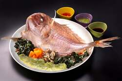 鯛姿蒸し