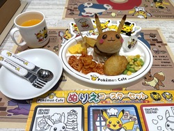 ポケモンカフェ キッズプレート〜ピカチュウハンバーガー〜　1,540円（税込）
