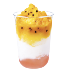 「ファーストキッチン」ミルキーフラッペ マンゴーパッション＆ピーチ