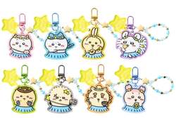 ビーズ付きアクリルキーホルダー(全8種) 各1,430円
