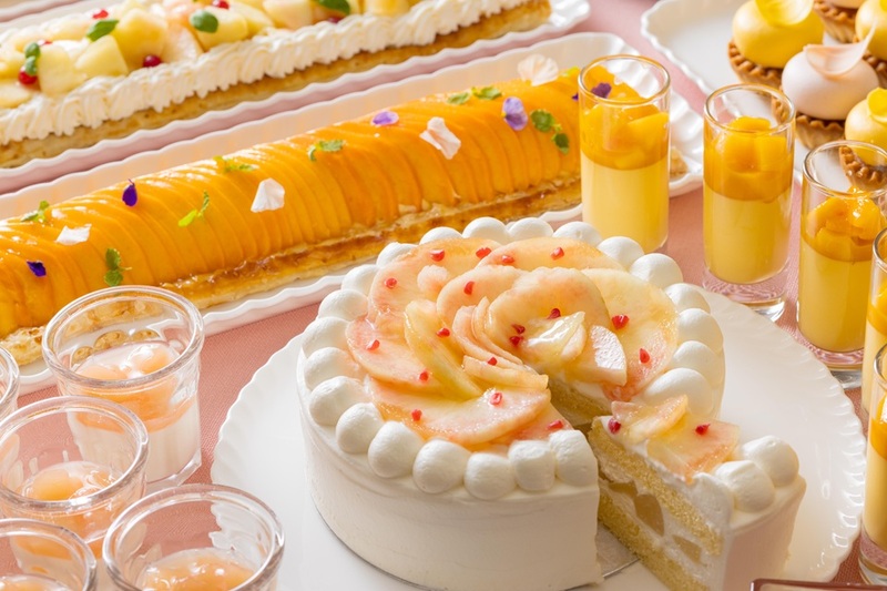 みずみずしい甘さが広がる桃のショートケーキ
