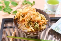 あおさ海苔のかき揚げ丼