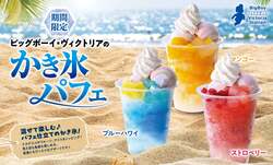 ビッグボーイ・ヴィクトリアステーション「パフェ仕立てのかき氷」