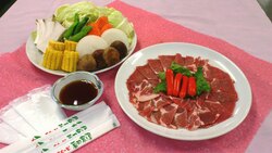 旬の野菜や自家製なめこ汁がついた「牛肉バーベキュー」も！