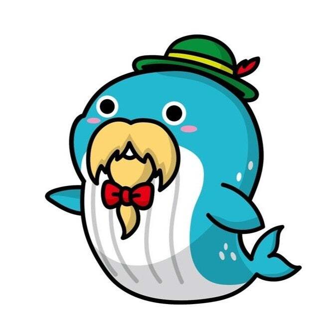 「くじらじい」フォトパネル
