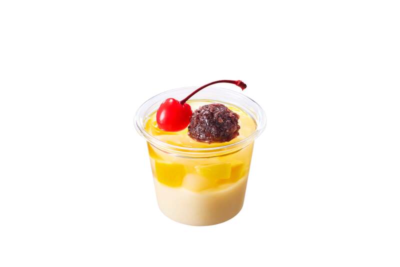 丸亀うどんプリン あんみつ風 340円