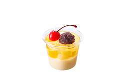 丸亀うどんプリン あんみつ風 340円