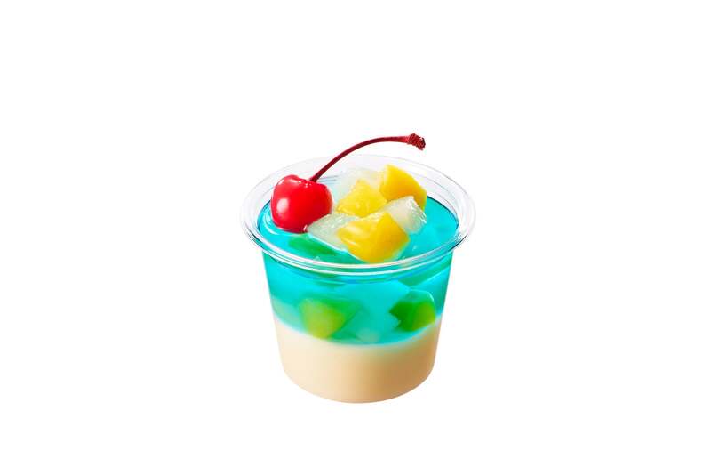 丸亀うどんプリン ブルーハワイ 340円