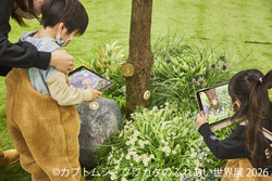 AR昆虫採集ゲーム「バグハン！」コラボブース