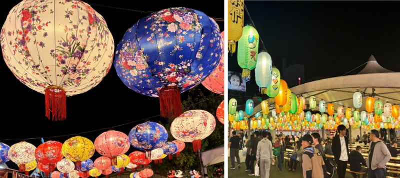 台南ランタンに彩られた会場（イメージ）