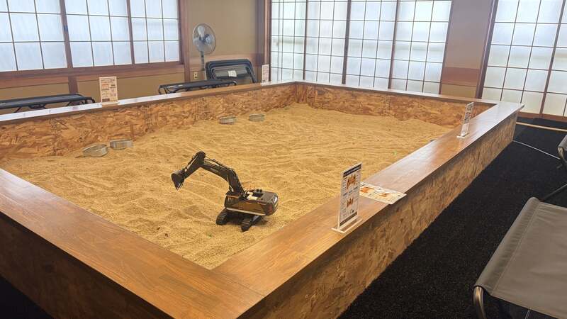 ラジコン重機エリア完成