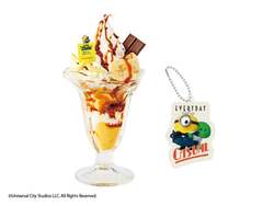 サンマルクカフェ 「ミニオンズ チョコっとゆかいなバナナパフェ コラボチャーム付き」