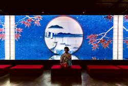 「50万人動員の浮世絵が青森に初上陸！　北斎や広重がデジタルアートで動き出す」の写真