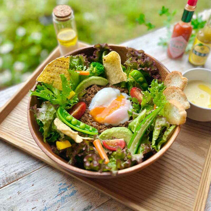 野菜たっぷり！スパイシータコライス（1,750円）