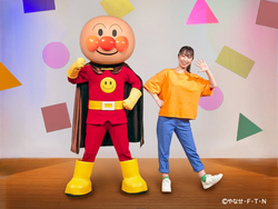 アンパンマンたちが登場するステージ