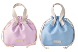 ピンクとブルーのオリジナル保冷バッグ
