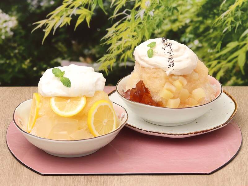桜珈琲：夏限定のかき氷（全5種）を販売。夏のひとときを涼しく彩る人気メニューです。