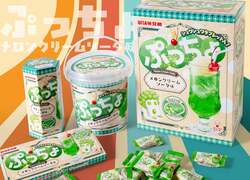 UHA味覚糖「ぷっちょ メロンクリームソーダ味」