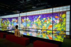 「世界でも人気！浮世絵が動き出す話題の没入展が広島で　着物やユニフォームで割引も！」の写真