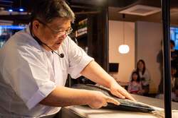 さばき会＆蒲焼き無料振る舞い