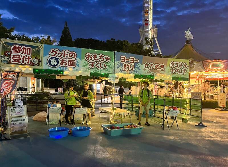 屋台の出店（昨年の様子）