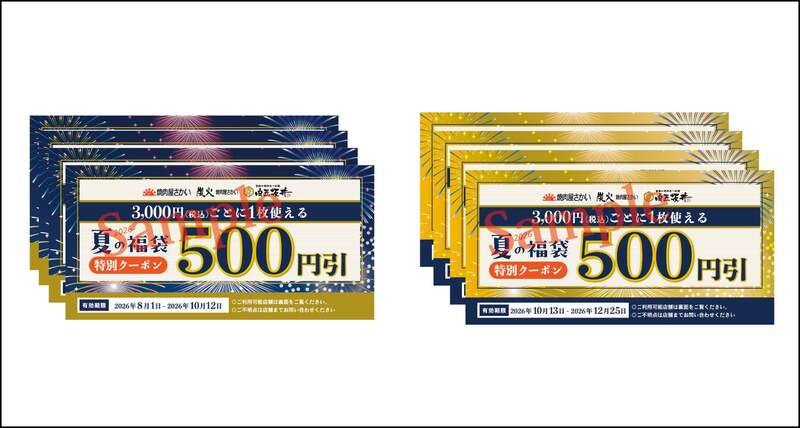 4,000円分のクーポン券（500円分×8枚）