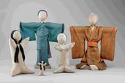展示作品「天児と這子（あまがつとほうこ）」